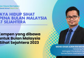 Kempen Yang Dibawa Untuk Bulan Malaysia Sihat Sejahtera 2023